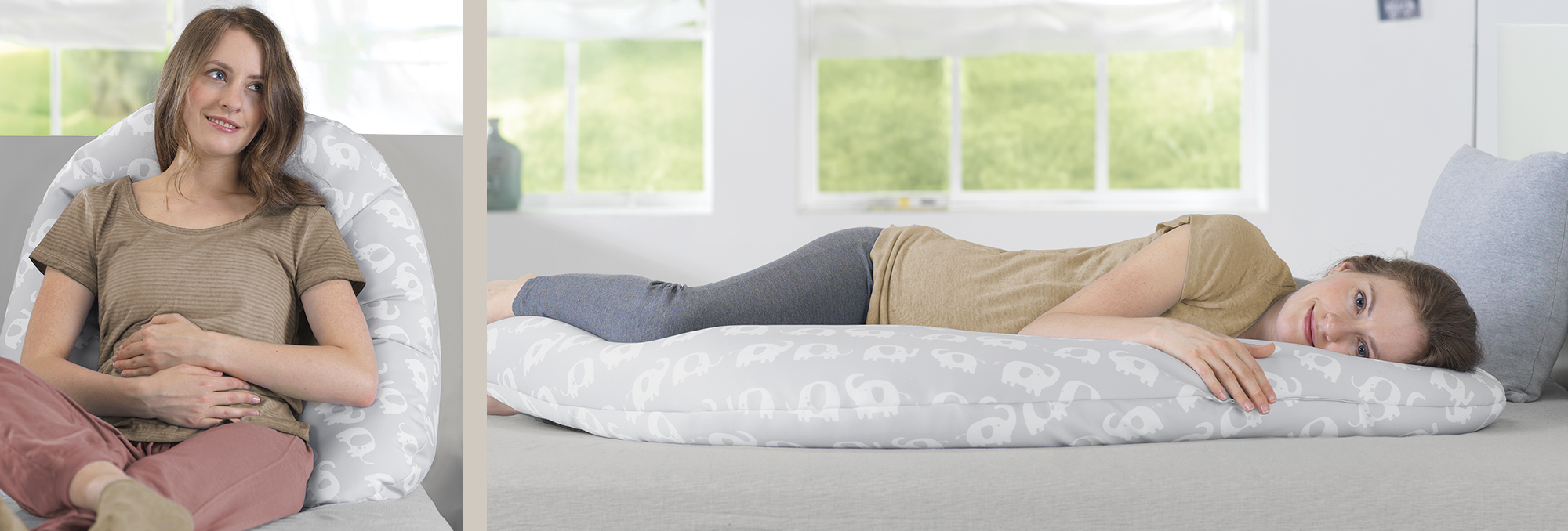 Das Komfort Stillkissen in der Anwendung